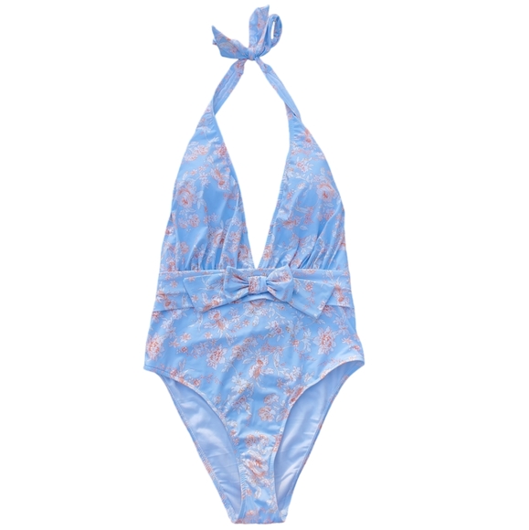 WeWoreWhat Brooklyn Halter One-Piece Swimsuit - Picture 2 of 14